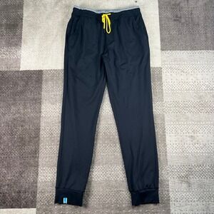Chubbies Mens S The Obsidians Black Performance Joggers Drawstring Pants